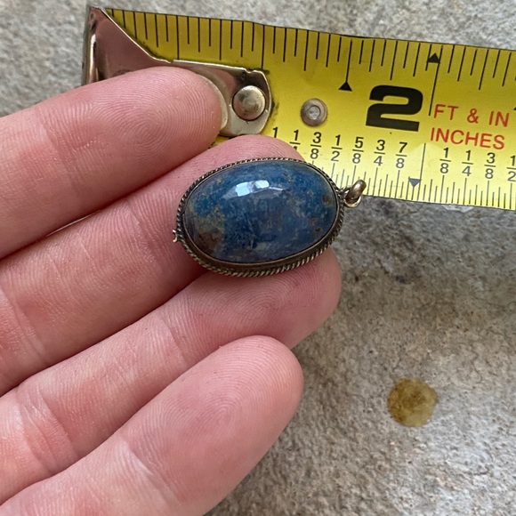 Vintage Lapis pendant - Picture 7 of 15